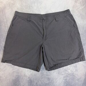 Columbia Shorts Mens 40 Gray Regular Fit Cotton Casual Outdoor Hiking Summer